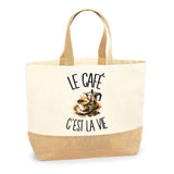 Sac Le café c'est la vie