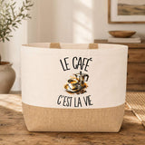 Sac Le café c'est la vie