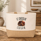 Sac Le chocolat c'est la vie