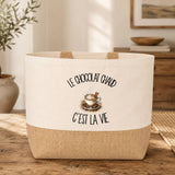 Sac Le chocolat chaud c'est la vie