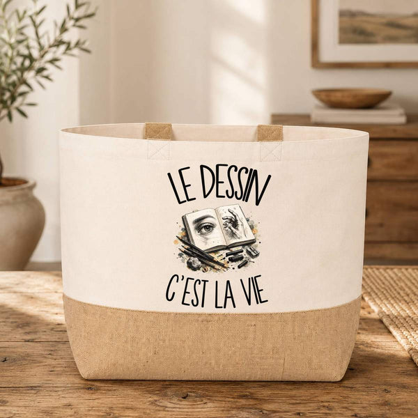 Sac Le dessin c'est la vie
