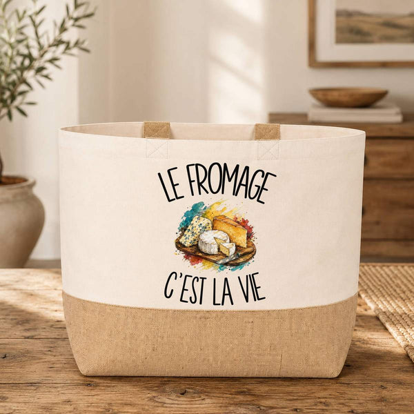 Sac Le fromage c'est la vie