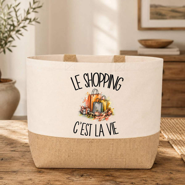 Sac Le shopping c'est la vie