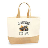 Sac Le skateboard c'est la vie
