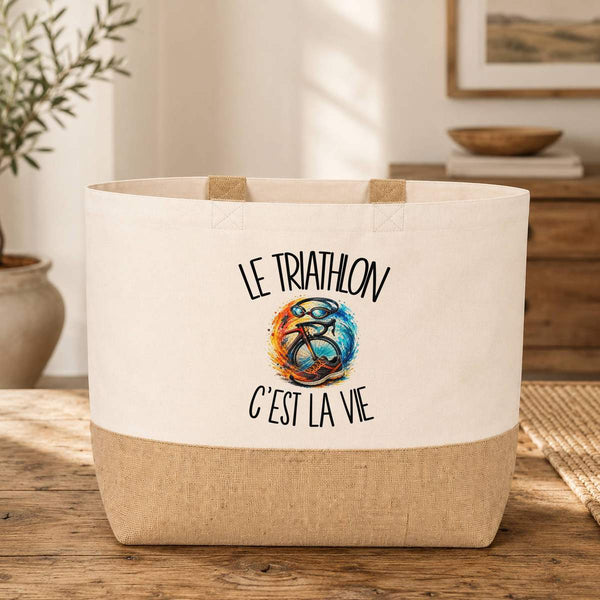 Sac Le triathlon c'est la vie