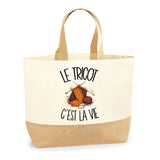 Sac Le tricot c'est la vie