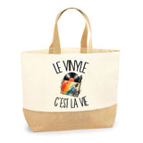 Sac Le vinyle c'est la vie
