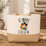 Sac Le vinyle c'est la vie