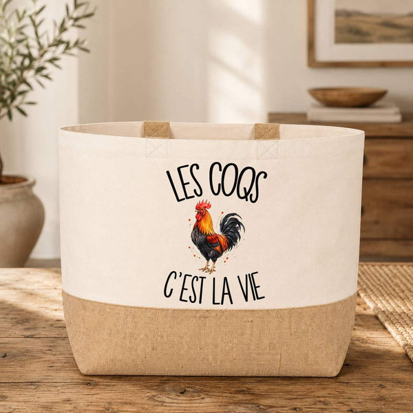 Sac Les coqs c'est la vie
