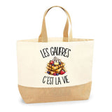 Sac Les gaufres c'est la vie
