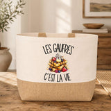 Sac Les gaufres c'est la vie