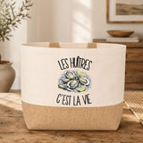 Sac Les huîtres c'est la vie