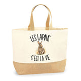 Sac Les lapins c'est la vie