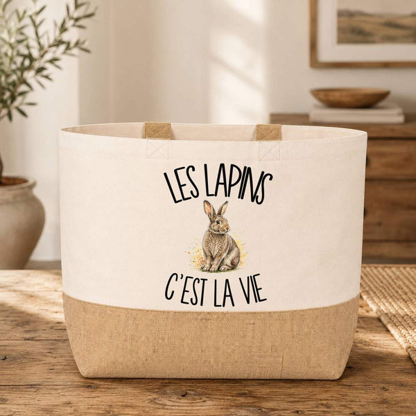 Sac Les lapins c'est la vie