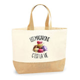 Sac Les macarons c'est la vie