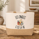 Sac Les ongles c'est la vie