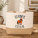 Sac Les poneys c'est la vie
