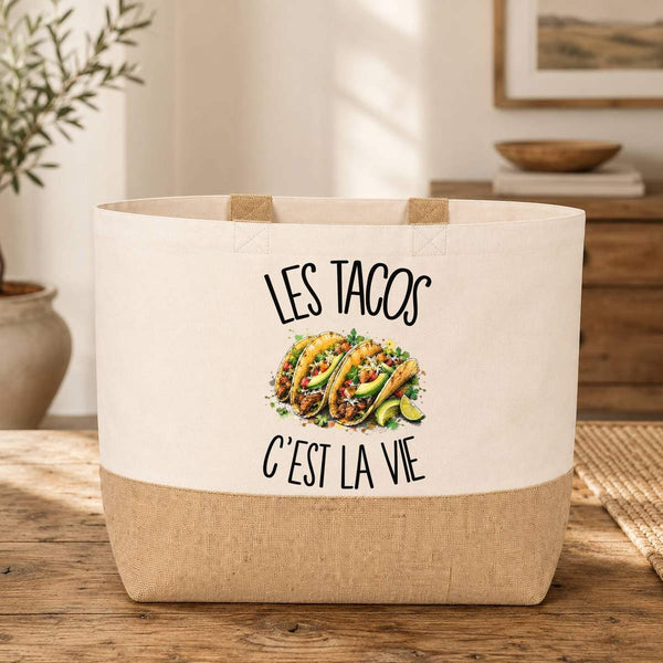 Sac Les tacos c'est la vie