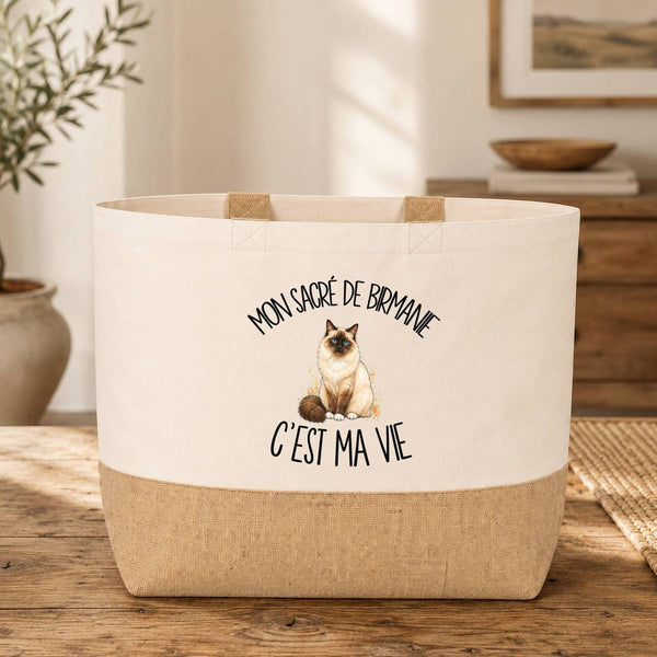 Sac Mon Sacré de Birmanie c'est ma vie