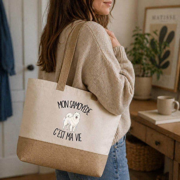 Sac Mon Samoyède c'est ma vie