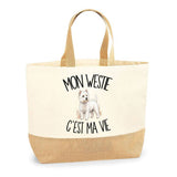Sac Mon Westie c'est ma vie