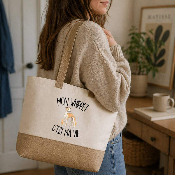 Sac Mon Whippet c'est ma vie