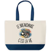 Grand Sac Cabas Fond Bleu Le breakdance c'est la vie