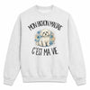 Sweat Gris Chiné Mon Bichon Maltais c'est ma vie
