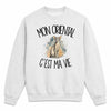 Sweat Gris Chiné Mon Oriental c'est ma vie