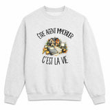 Sweat Gris Chiné Être agent immobilier c'est la vie