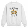 Sweat Gris Chiné Être aide à domicile c'est la vie