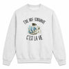 Sweat Gris Chiné Être aide-soignante c'est la vie