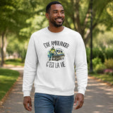 Sweat Gris Chiné Être ambulancier c'est la vie