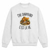 Sweat Gris Chiné Être charpentier c'est la vie