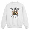 Sweat Gris Chiné Être coiffeuse c'est la vie