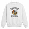 Sweat Gris Chiné Être couvreur c'est la vie