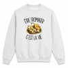 Sweat Gris Chiné Être fromager c'est la vie