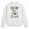 Sweat Gris Chiné Être kiné c'est la vie