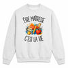 Sweat Gris Chiné Être maîtresse c'est la vie