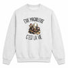 Sweat Gris Chiné Être maquilleuse c'est la vie