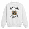 Sweat Gris Chiné Être marin c'est la vie