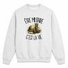 Sweat Gris Chiné Être militaire c'est la vie