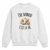 Sweat Gris Chiné Être nounou c'est la vie