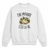 Sweat Gris Chiné Être paysagiste c'est la vie