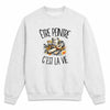 Sweat Gris Chiné Être peintre c'est la vie