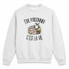 Sweat Gris Chiné Être poissonnier c'est la vie