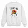 Sweat Gris Chiné Être pompier c'est la vie