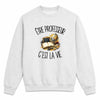 Sweat Gris Chiné Être professeur c'est la vie