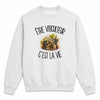 Sweat Gris Chiné Être viticulteur c'est la vie