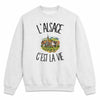 Sweat Gris Chiné L'Alsace c'est la vie